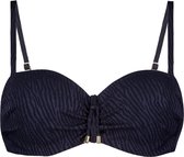 Midnight Zebra bandeau bikinitop Donkerblauw maat 44C (90C)