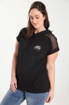 Paprika Dames T-shirt met capuchon - Pyjamashirt - Maat 52