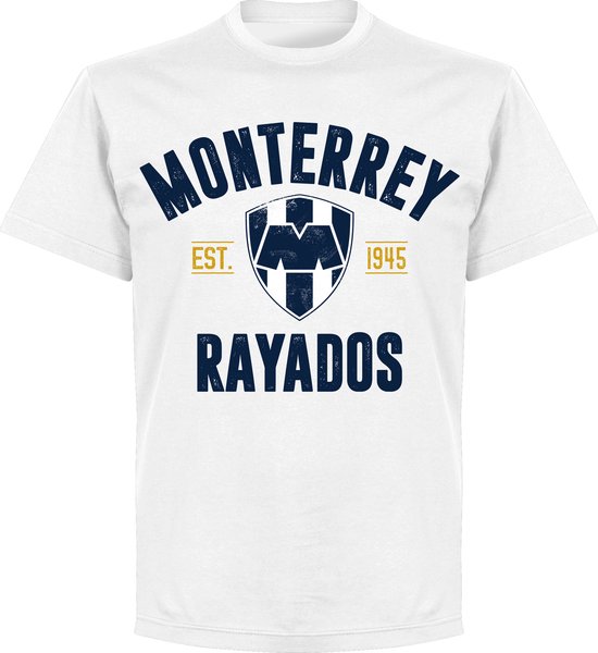 CF Monterrey Established T-Shirt - Wit - 5XL