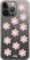 YinYang Flowers Pink - iPhone Transparant Case