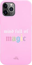 iPhone 12 Pro Max - Mind Full Of Magic Pink - iPhone Rainbow Quotes Case
