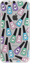 Apple iPhone 7 Hoesje - FLAVR - iPlate Serie - TPU Backcover - Nail Polish - Hoesje Geschikt Voor Apple iPhone 7