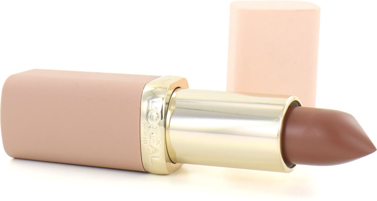 L'Oréal Paris Color Riche Free the Nudes Lippenstift – 10 No Pressure – Bruin - Nude Matte Lipstick – 3,9 gr.