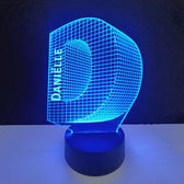 3D LED Lamp - Letter Met Naam - Danielle