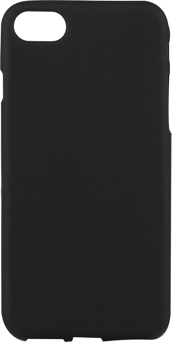 Mobigear Hoesje geschikt voor Apple iPhone 8 Telefoonhoesje Flexibel TPU | Mobigear Colors Backcover | iPhone 8 Case | Back Cover - Zwart