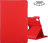 Mobigear Tablethoes geschikt voor Samsung Galaxy Tab A7 (2020) Hoes | Mobigear DuoStand Draaibare Bookcase - Rood