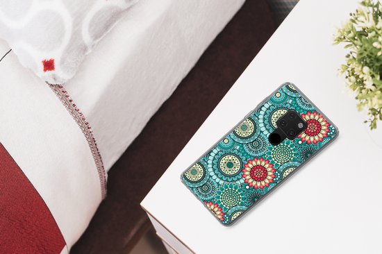 Coque Huawei P40 Lite - Filles - Fleurs - Motifs - Fille - Kids - Enfants - Coque de téléphone en Siliconen