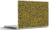 Laptop sticker - 15.6 inch - Krul - Art nouveau - Patronen - 36x27,5cm - Laptopstickers - Laptop skin - Cover