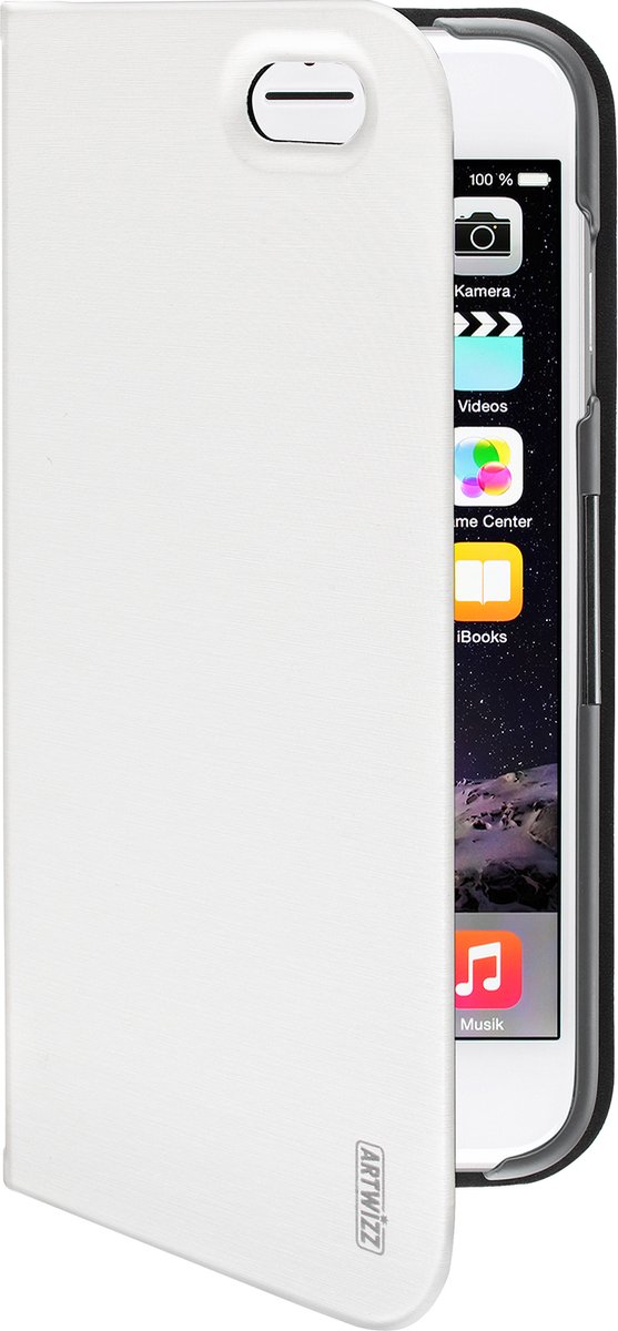 Apple iPhone 6/6s Hoesje - Artwizz - SeeJacket Folio Serie - Hard Kunststof Bookcase - Wit - Hoesje Geschikt Voor Apple iPhone 6/6s