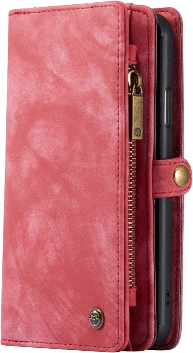 CaseMe Luxury Wallet Case Rood Apple iPhone 11 Pro