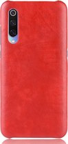 Mobigear Hoesje geschikt voor Xiaomi Mi 9 Telefoonhoesje Hardcase | Mobigear Excellent Backcover | Mi 9 Case | Back Cover - Rood