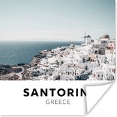 Affiche Grèce - Santorin - Architecture - 30x30 cm