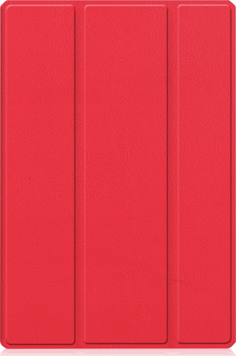 Mobigear Tablethoes geschikt voor Samsung Galaxy Tab A8 10.5 (2021) Hoes | Mobigear Tri-Fold Gel Bookcase - Rood