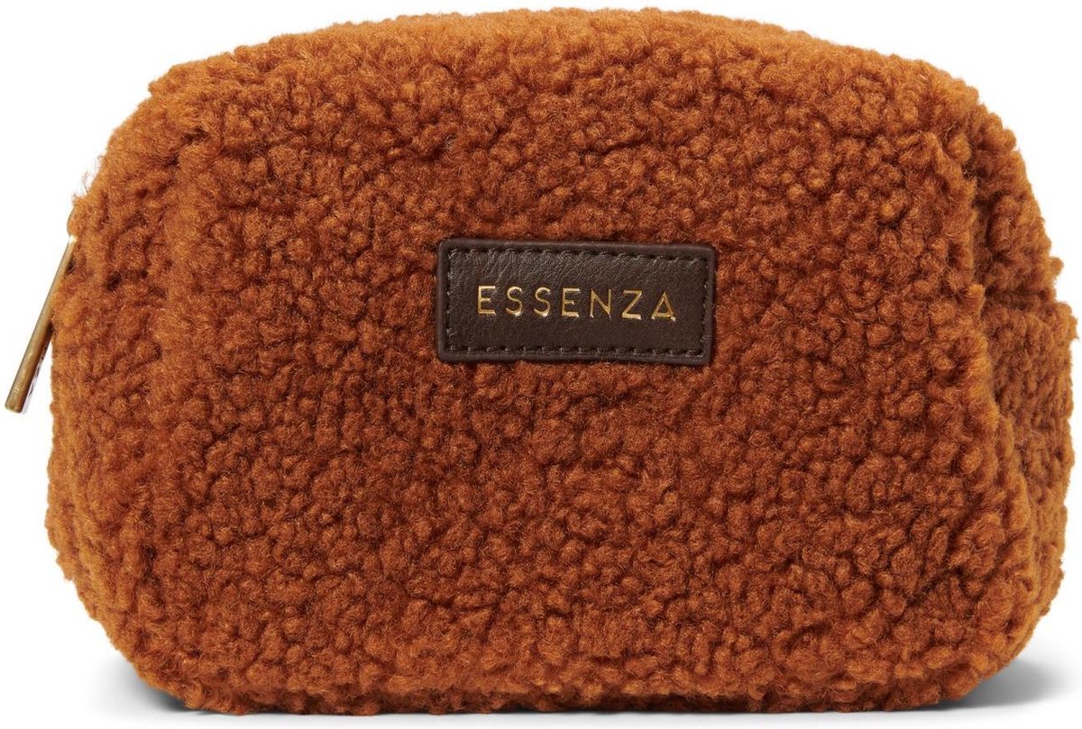 ESSENZA Lucy Teddy Make-Up Tas Leather brown - S