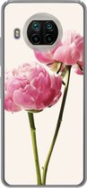 Telefoonhoesje Geschikt voor Xiaomi Mi 10T Lite 5G hoesje - Bloemen - Bloesem - Roze - Siliconen Telefoonhoesje Telefoonhoesje