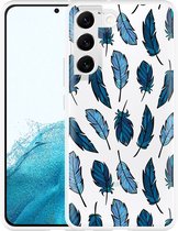 Galaxy S22+ Hoesje Feathers - Designed by Cazy