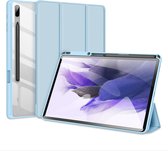 Dux Ducis - Tablet hoes geschikt voor Samsung Galaxy Tab S7 Plus (2020) - Toby Series - Tri-Fold Book Case - Blauw