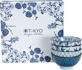 Tokyo Design Studio - Flora Japonica Rice Bowl Set 4pcs 12x6.3cm 300ml