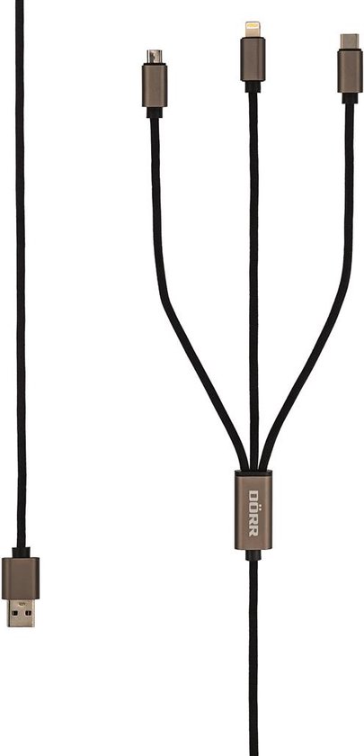 COO CAB U2MC GR Cavo USB 1 M USB A USB C / Micro USB B A Usb C Micro U
