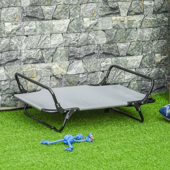 FIVMEN Hondenbed met luifel, hondenbed, outdoor, 2-in-1 huisdierenbed, hondensofa, verhoogd kattenbed, kattenbed voor katten en kleine grote honden, 92 x 76 x 92 cm FIVMEN Hondenbed met luifel, hondenbed, outdoor, 2-in-1 huisdierenbed, hondensofa, verhoogd kattenbed, kattenbed voor katten en kleine grote honden, 92 x 76 x 92 cm