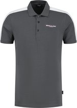 Ballin Amsterdam -  Heren Regular Fit   Polo  - Grijs - Maat M