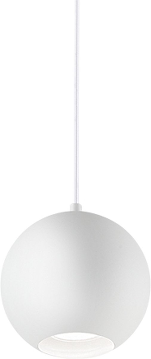 Ideal Lux - Mr jack - Hanglamp - Metaal - GU10 - Wit - Voor binnen - Lampen - Woonkamer - Eetkamer - Keuken
