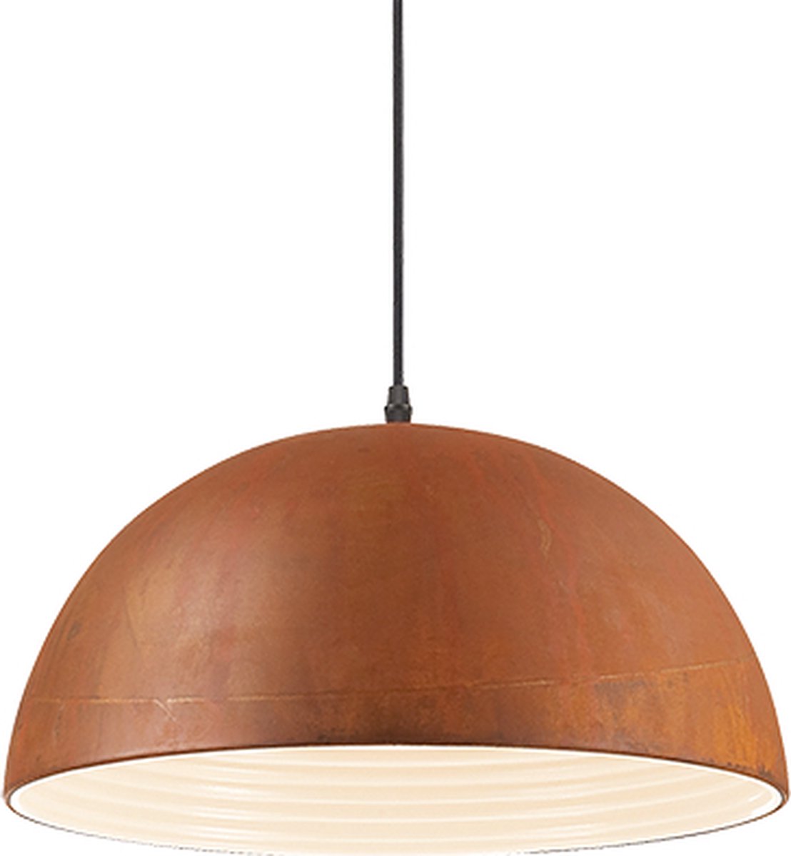 Ideal Lux - Folk - Hanglamp - Metaal - E27 - Bruin - Voor binnen - Lampen - Woonkamer - Eetkamer - Keuken