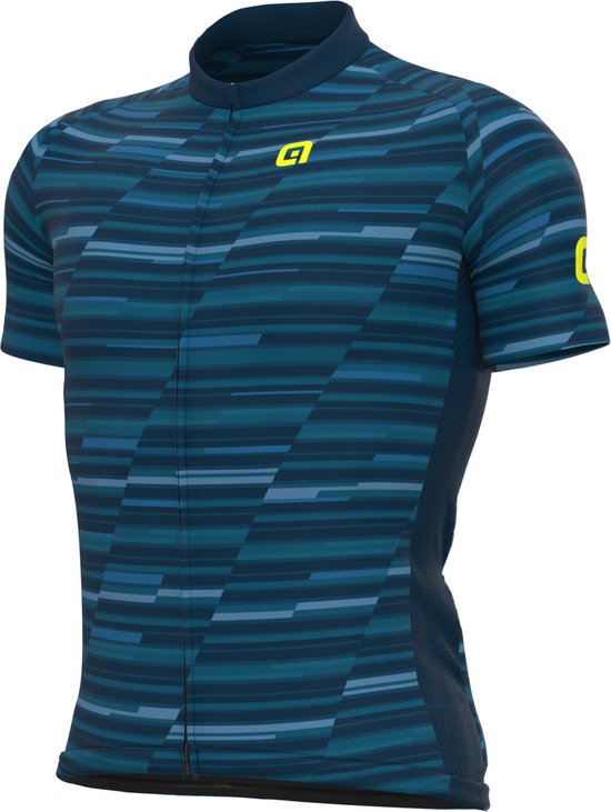 Ale Fietsshirt Korte Mouwen Solid Step - Blauw - L - Valt klein