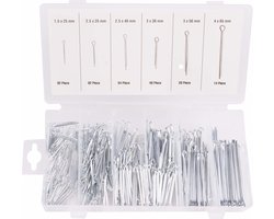 Benson Assortimentsdoos splitpennen - 300-delig - verzinkt - diverse maten