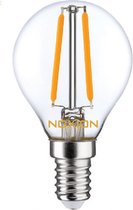 Noxion Lucent LED E14 Kogel Filament Helder 2.5W 250lm - 827 Zeer Warm Wit | Vervangt 25W.