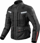 REV'IT! Sand 3 Black Textile Motorcycle Jacket 2XL
