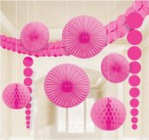 Honeycomb Decoratie Kit - Roze