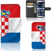 Bookcase Hoesje Geschikt voor Samsung Galaxy S7 Kroatië
