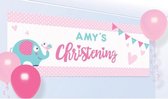 Amscan Banner Doopfeest Meisjes 120 X 45 Cm