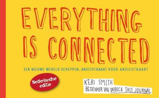 Wreck this journal  -   Everything is connected - Keri Smith