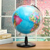 Wereldbol Roterende kaart Aardatlas Geografie Diameter 32 cm Stabiele basis