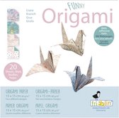 Fridolin Origami Kraanvogel Vouwen 15 X 15 Cm 20 Stuks Multicolor