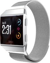 Milanees bandje Silvergray geschikt voor Fitbit Ionic