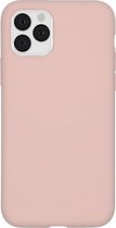 Accezz Liquid Silicone Backcover iPhone 11 Pro hoesje - Roze