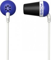 Koss PLUG Écouteurs Ecouteurs Connecteur de 3,5 mm Bleu