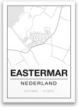 Poster/plattegrond EASTERMAR - 30x40cm