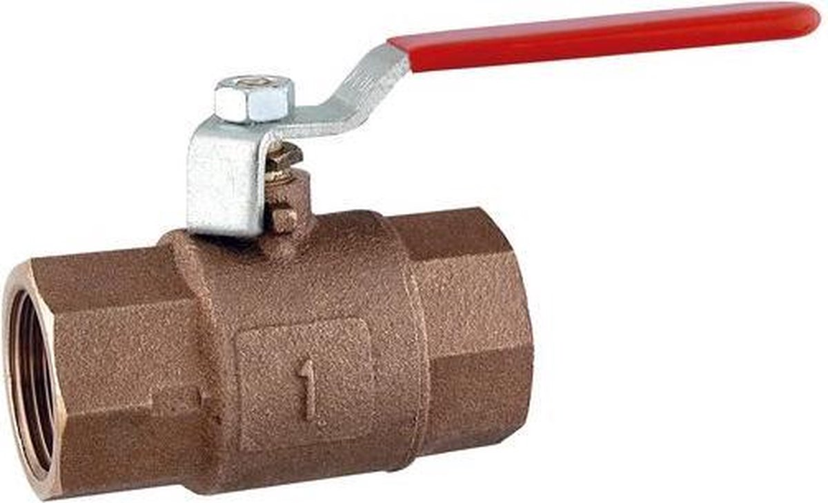 Maestrini Bronzen Vol Doorlaat Kogelkraan Goud 3/8´´
