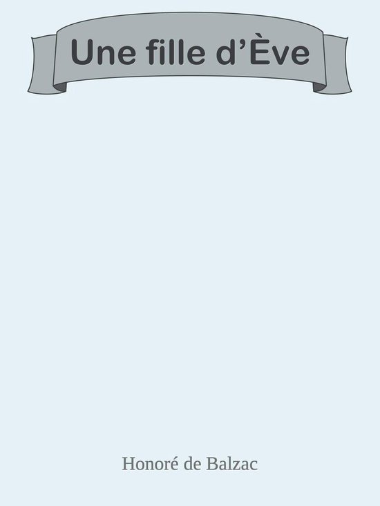 Une fille d’Ève - cover