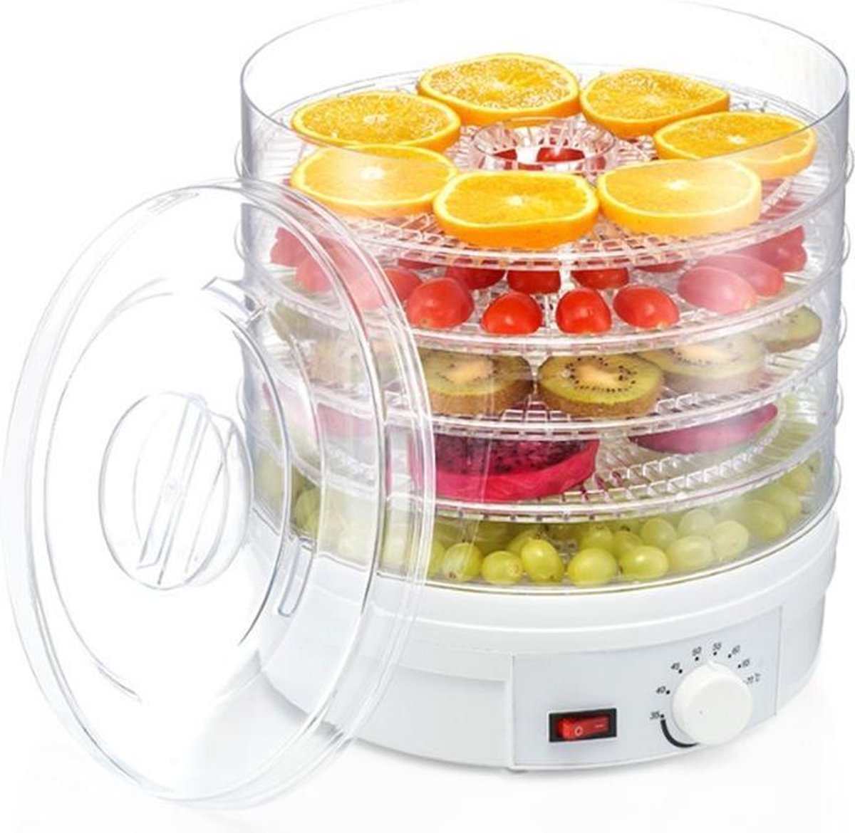 2 stks voedsel Dehydrator fruit groente vlees drogen machine snacks voedsel  droger | bol.com