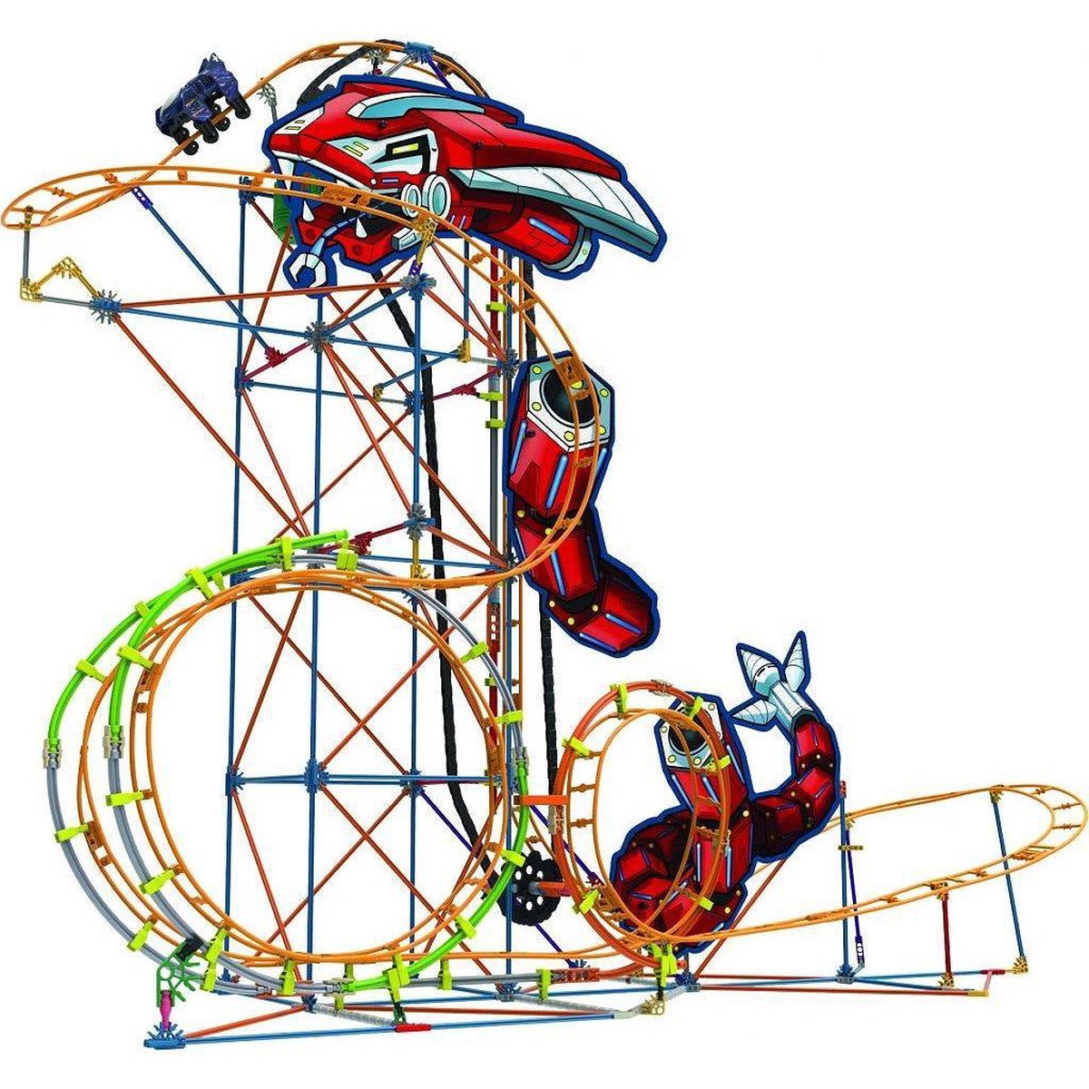 K'NEX Thrill Rides Mecha Strike Roller Coaster - Bouwset