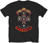 Guns n Roses Tshirt Homme -S- Appetite For Destruction Noir