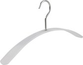 De Kledinghanger Gigant - 12 x Garderobehanger Studio plexiglas wit transparant, 44 cm