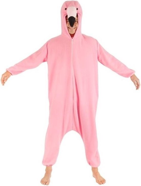 Conform roekeloos inleveren Dierenpak flamingo onesie verkleed kostuum voor volwassenen -  Carnavalskostuum -... | bol.com