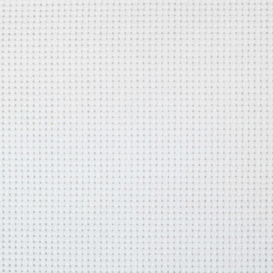 Aida borduurstof 14 count wit - coupon van 50 x 70 cm