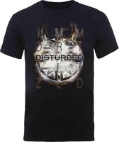 Disturbed Heren Tshirt -XL- Symbol Zwart